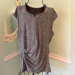 Athleta Pacifica Heathered Grey Tank Top XLT